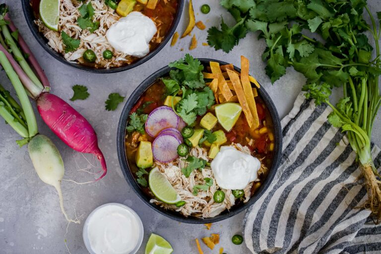healthy chicken tortilla soup