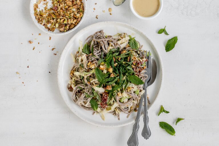 vegan soba noodle salad