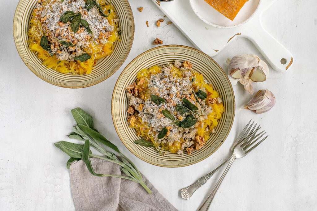 spaghetti squash with ground turkey