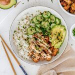 spicy salmon bowl