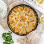 cast iron chicken pot pie