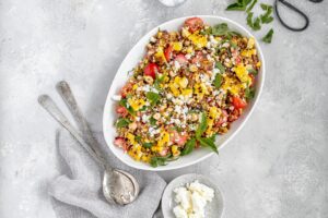 summer farro salad