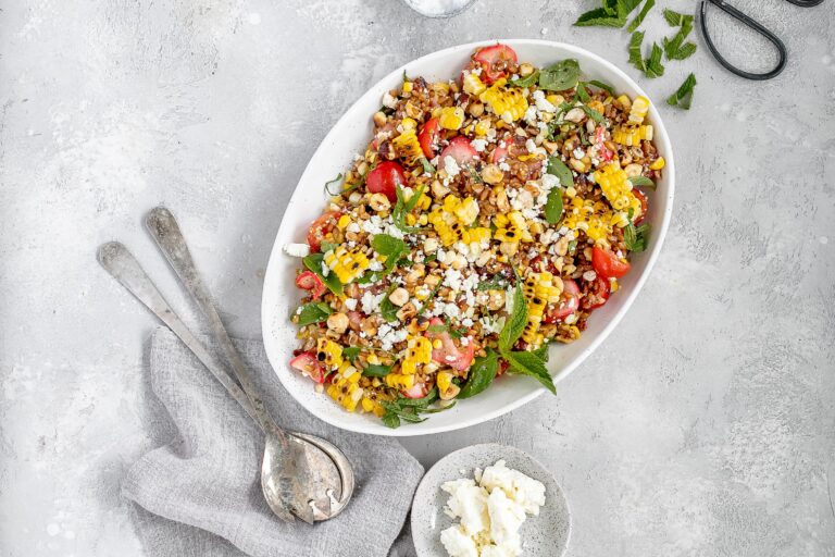 summer farro salad