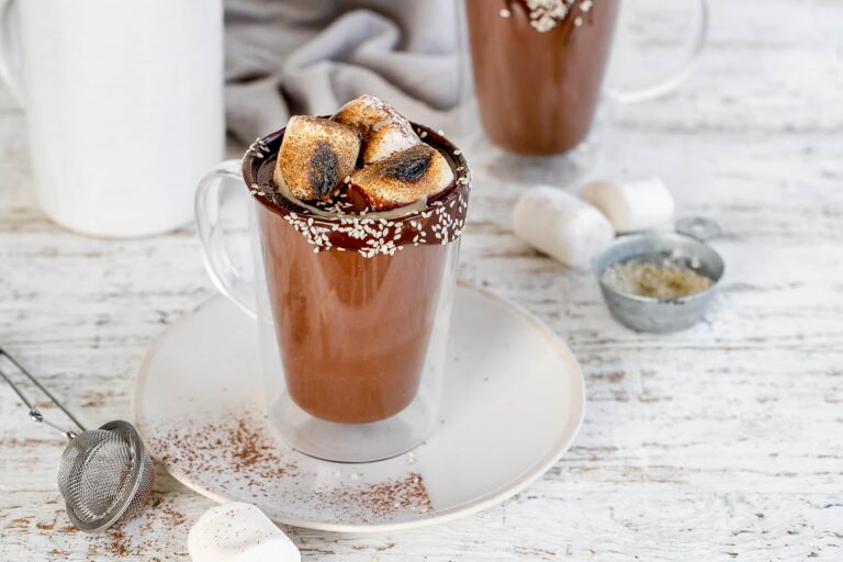 tahini hot chocolate
