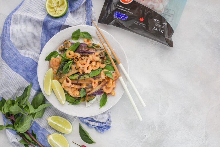 Thai shrimp stir fry