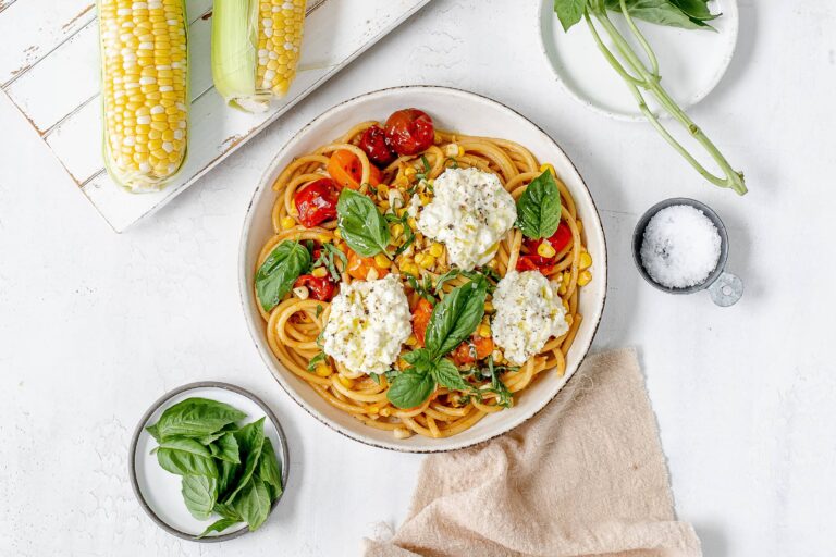 tomato and corn pasta