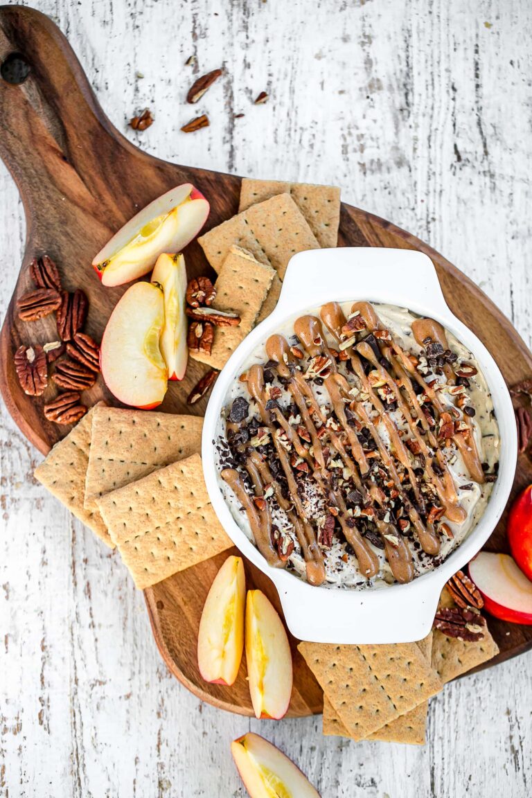 caramel cheesecake dip