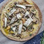 vegan mushroom pizza