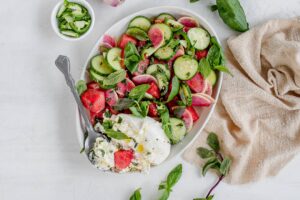 watermelon burrata salad