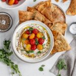 whipped feta with roasted tomatoes
