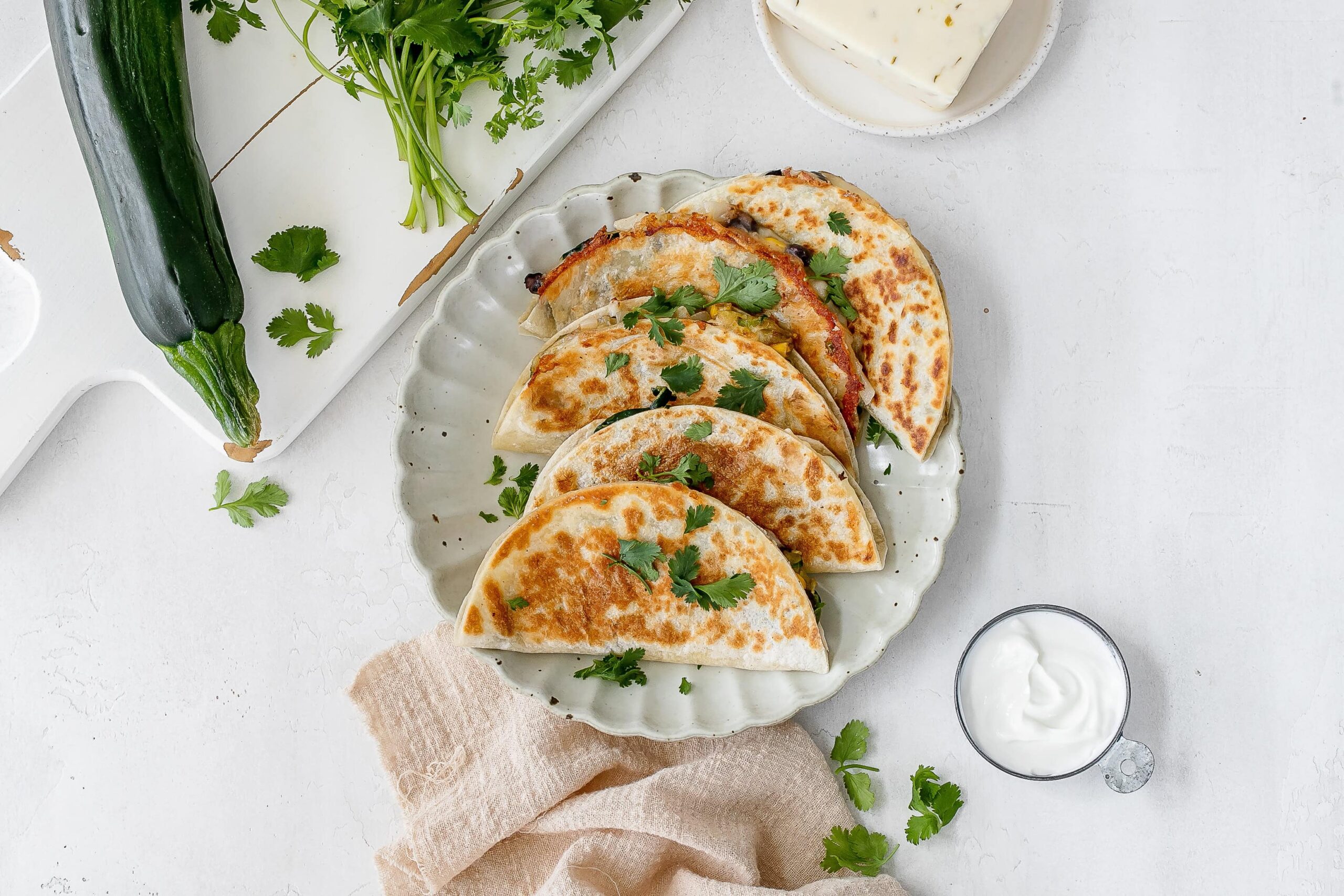 zucchini quesadilla
