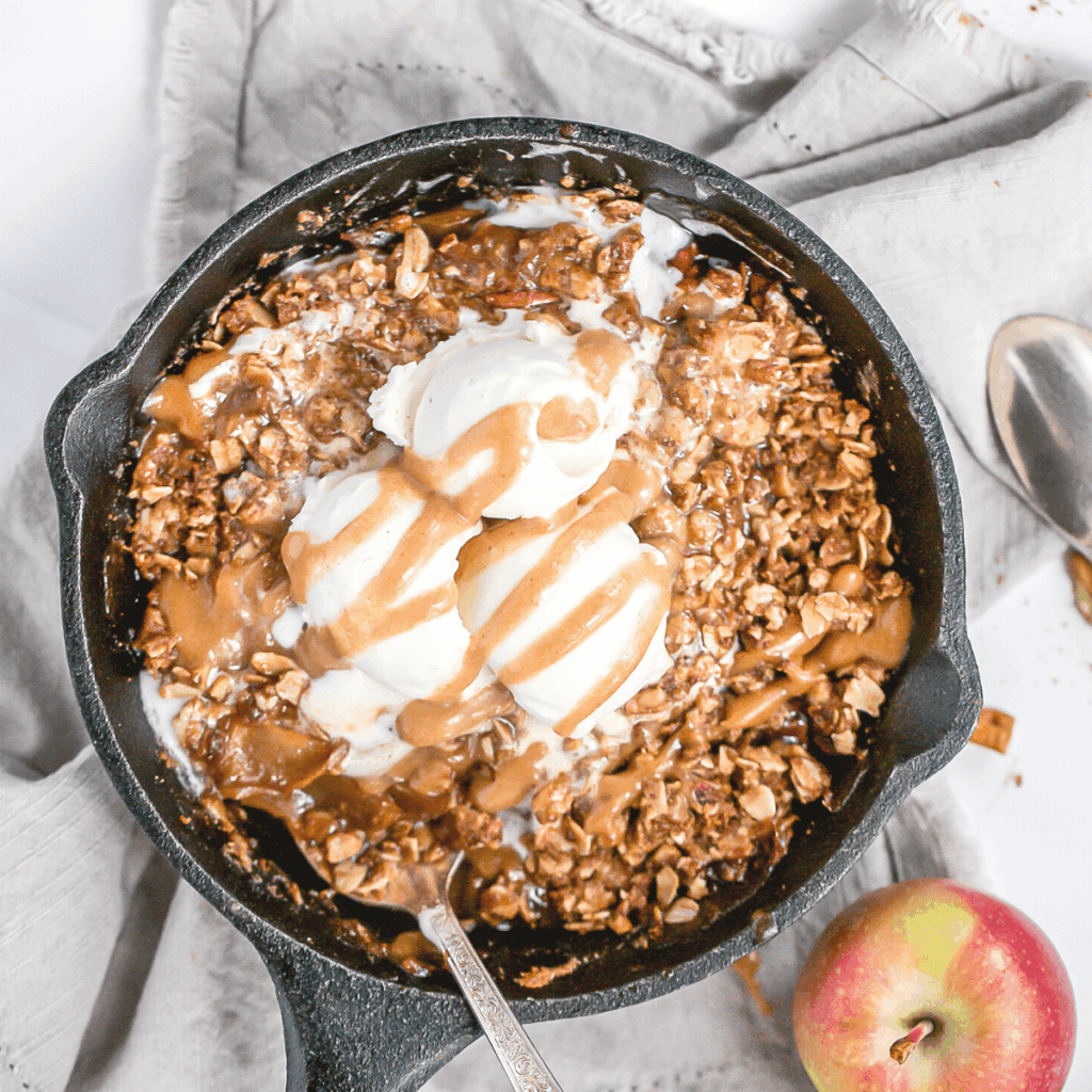 vegan apple crisp