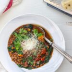 Instant Pot lentil soup