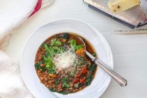 Instant Pot lentil soup