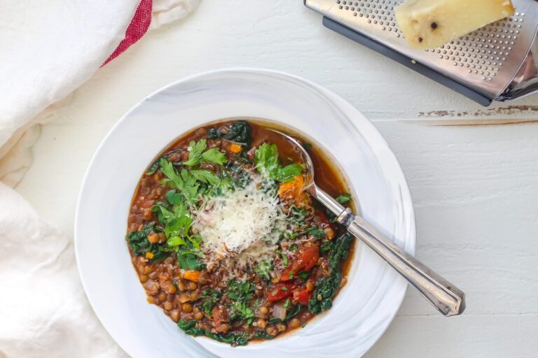 Instant Pot lentil soup