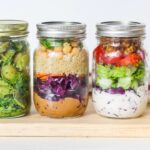 vegan mason jar salads
