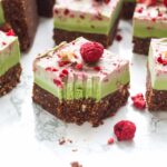 vegan matcha cheesecake
