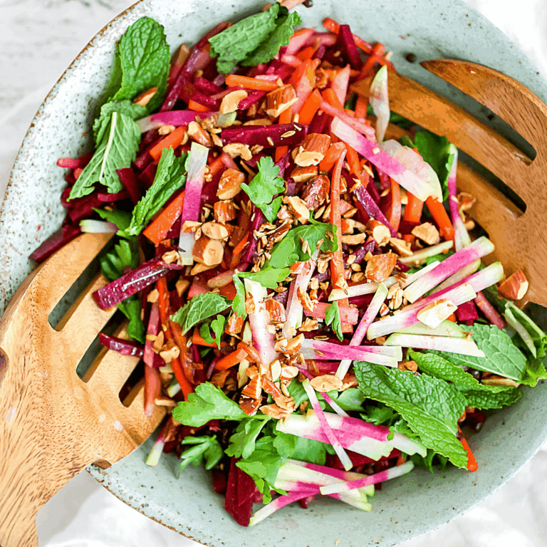 raw beet and carrot salad