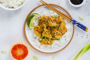 healthy sesame chicken