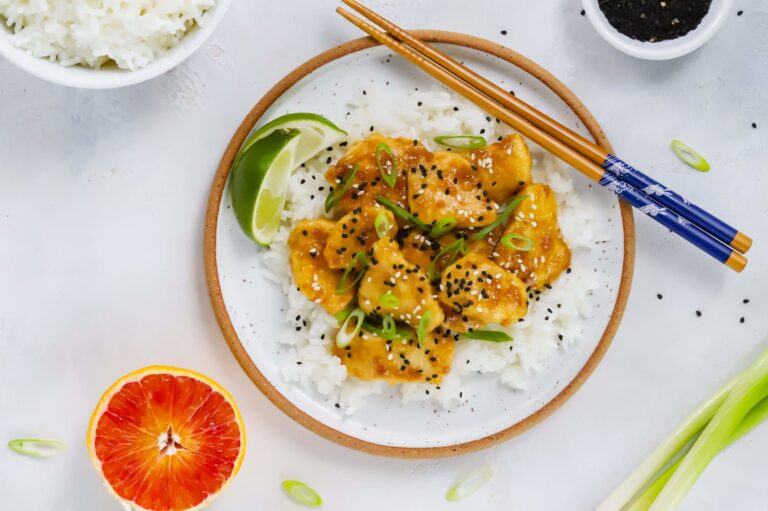 healthy sesame chicken