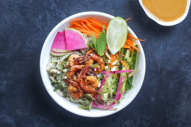 spring roll in a bowl