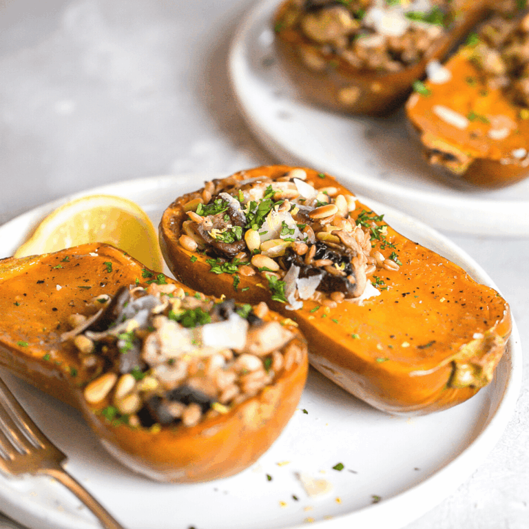 stuffed honeynut squash