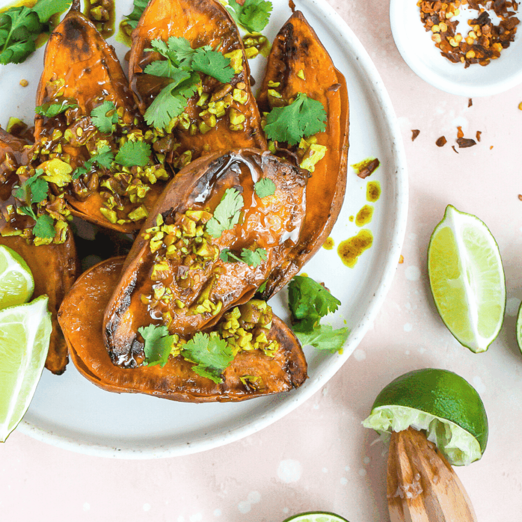 sweet potatoes with honey