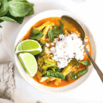 Thai red curry chicken