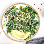 vegan kale caesar salad