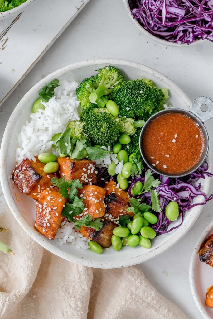 gochujang salmon.