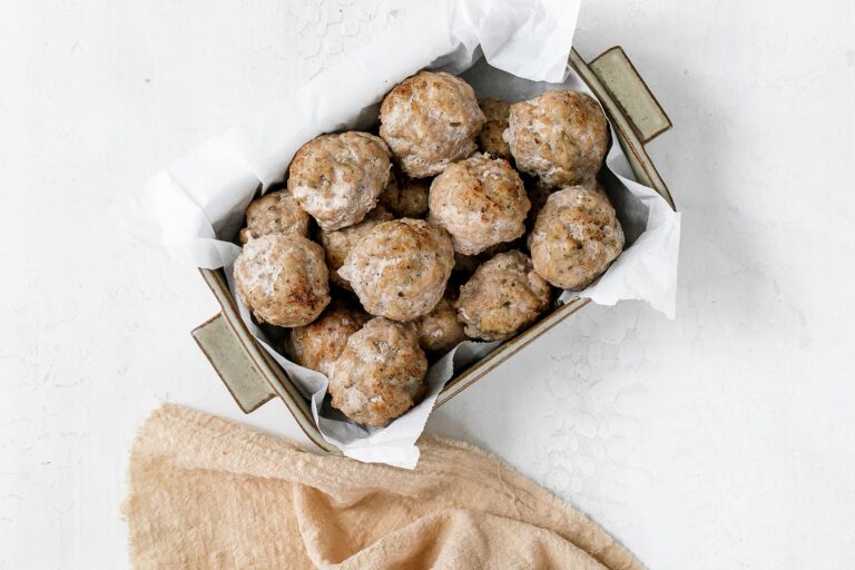 breakfast meatballs