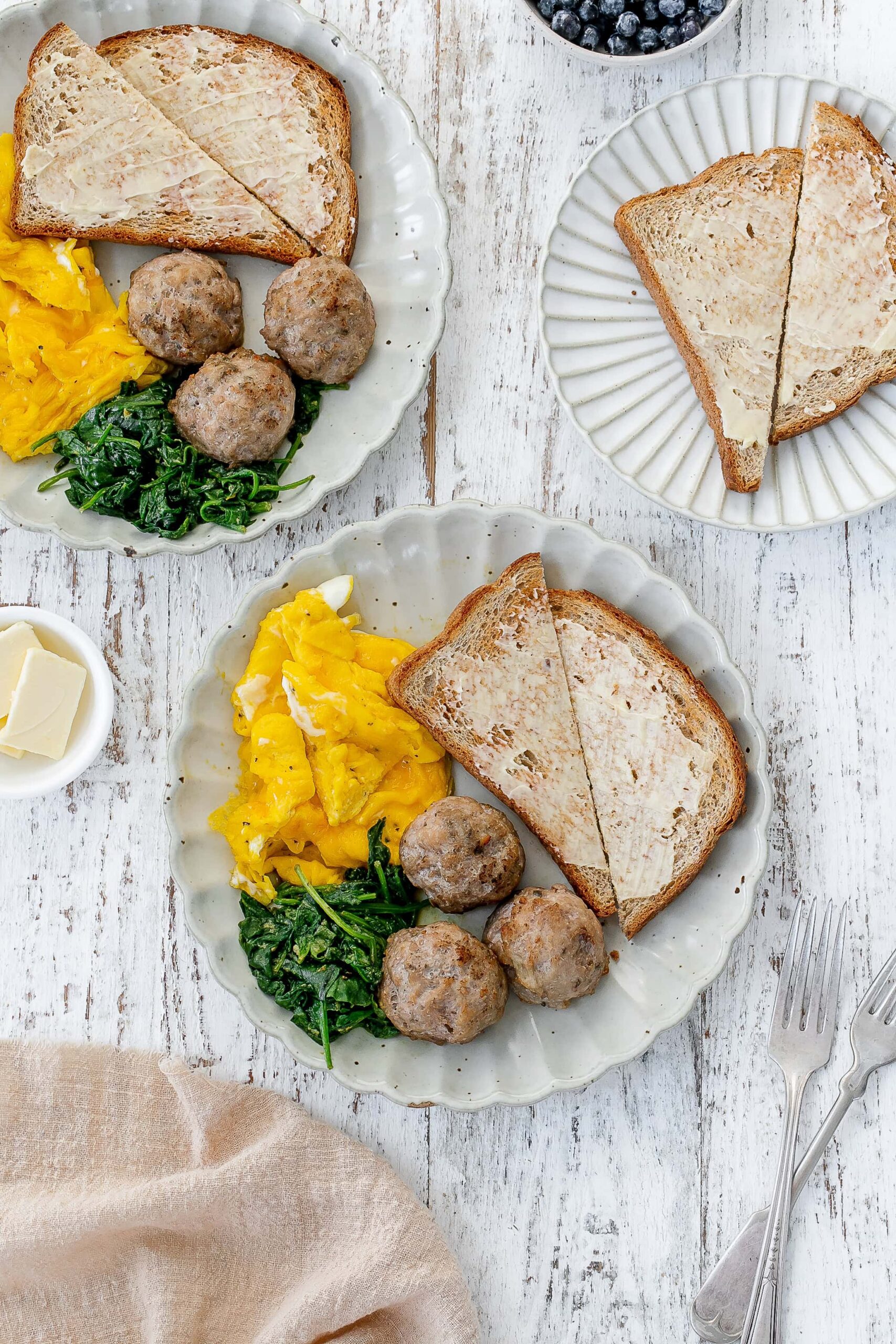 breakfast meatballs