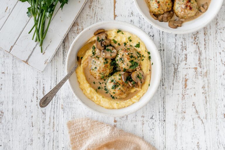 chicken marsala meatballs