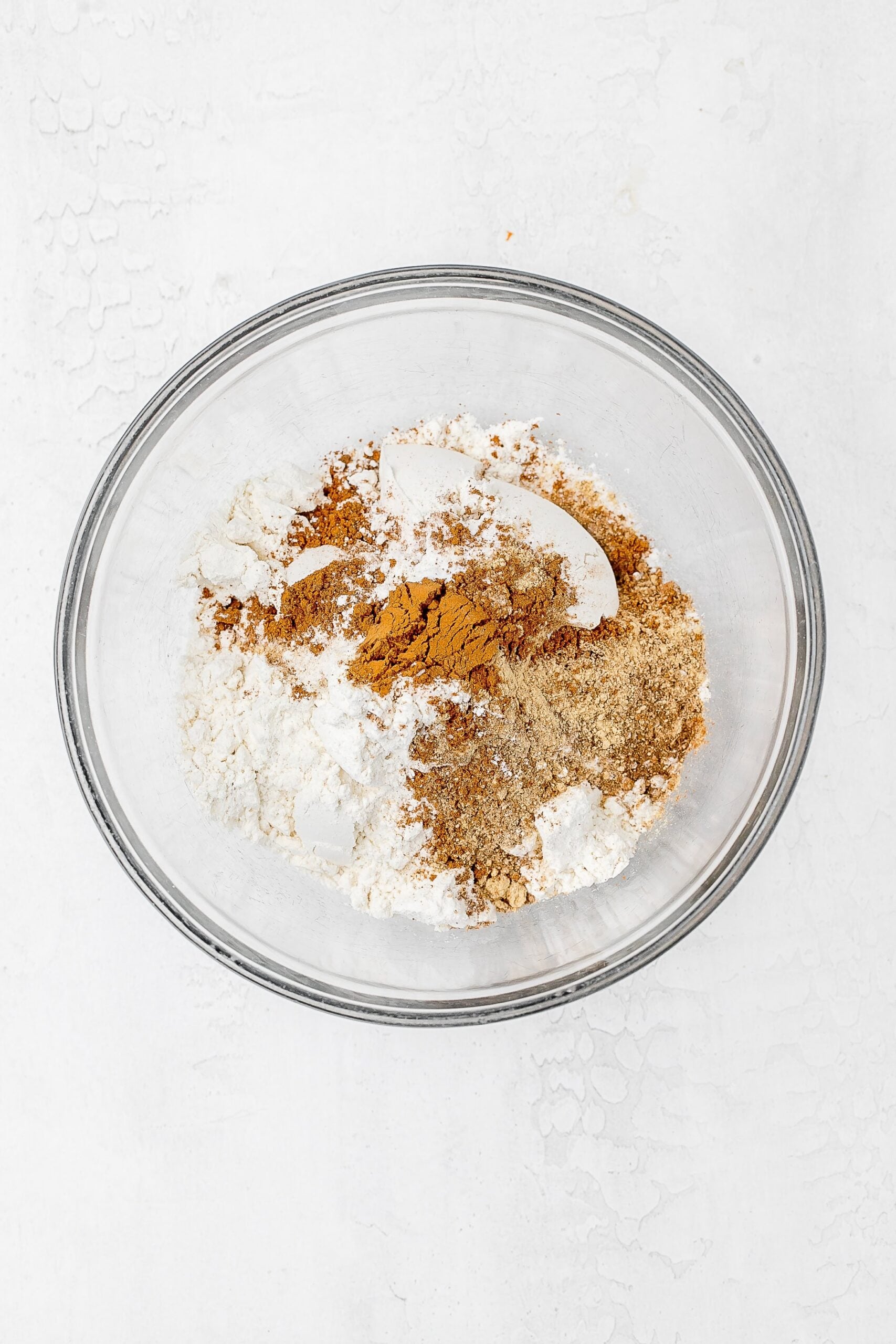 dry ingredients in a bowl.