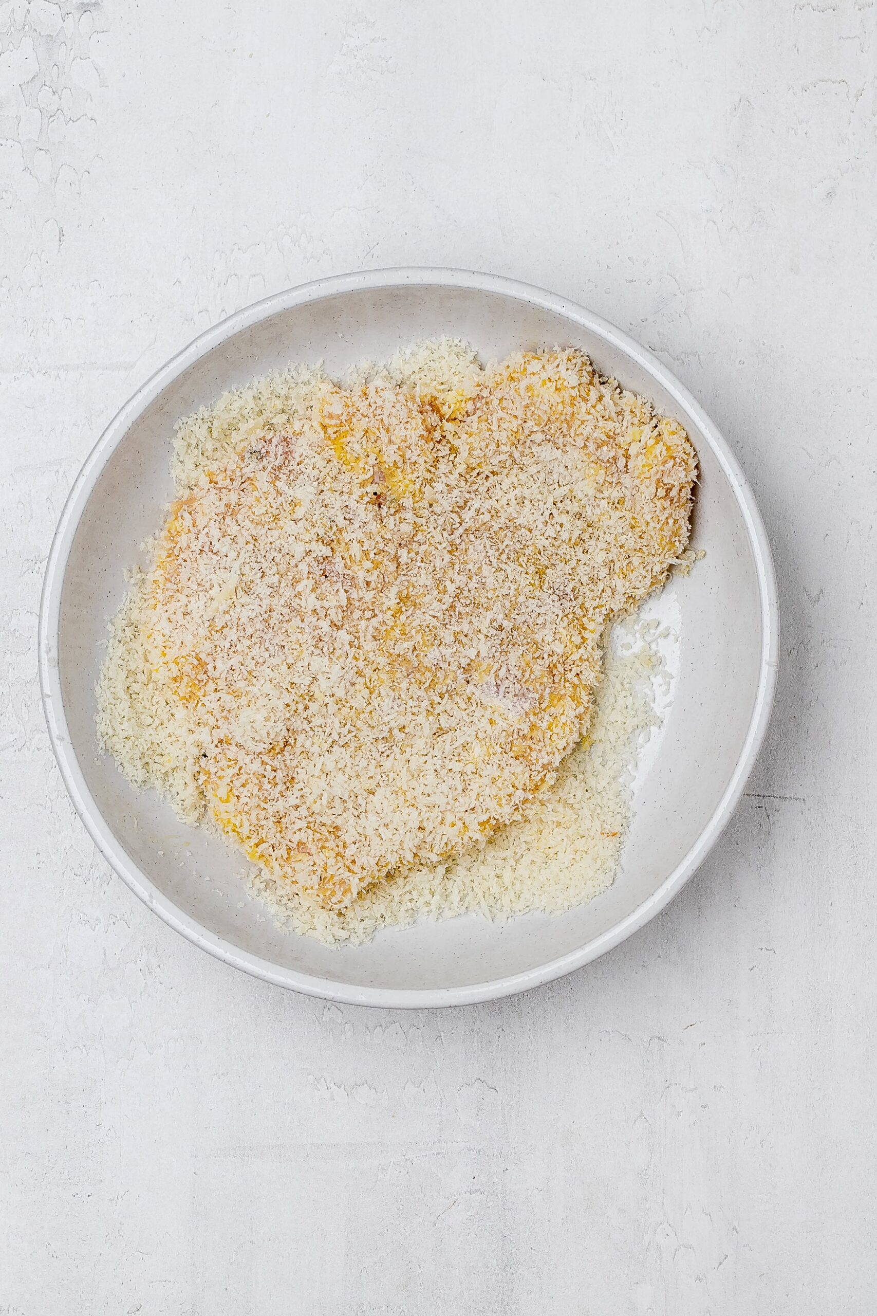chicken coated in panko.